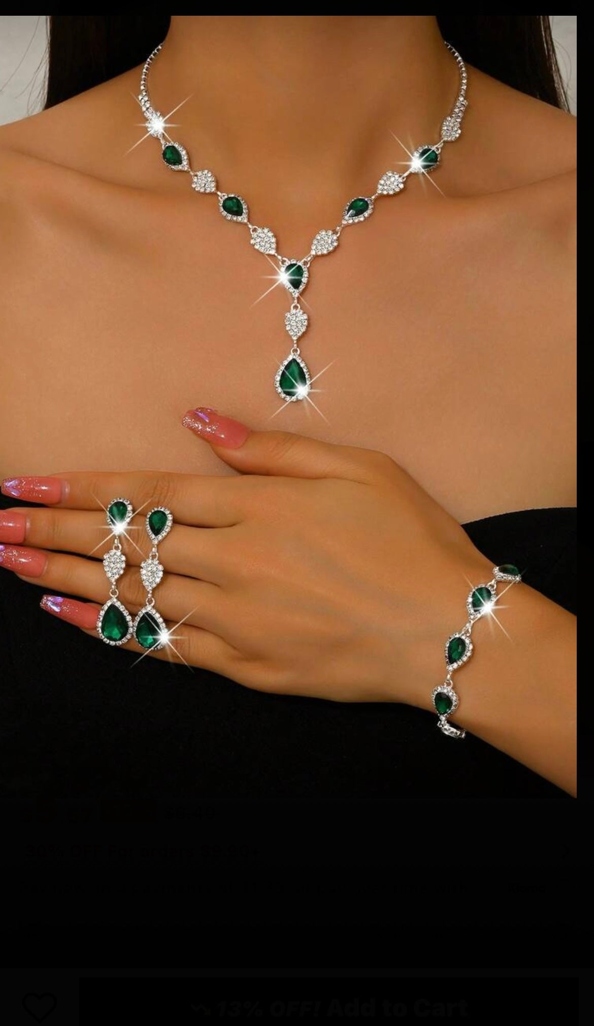 Women’s Fashion Jewelry Set – Necklace & Earrings