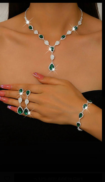 Women’s Fashion Jewelry Set – Necklace & Earrings