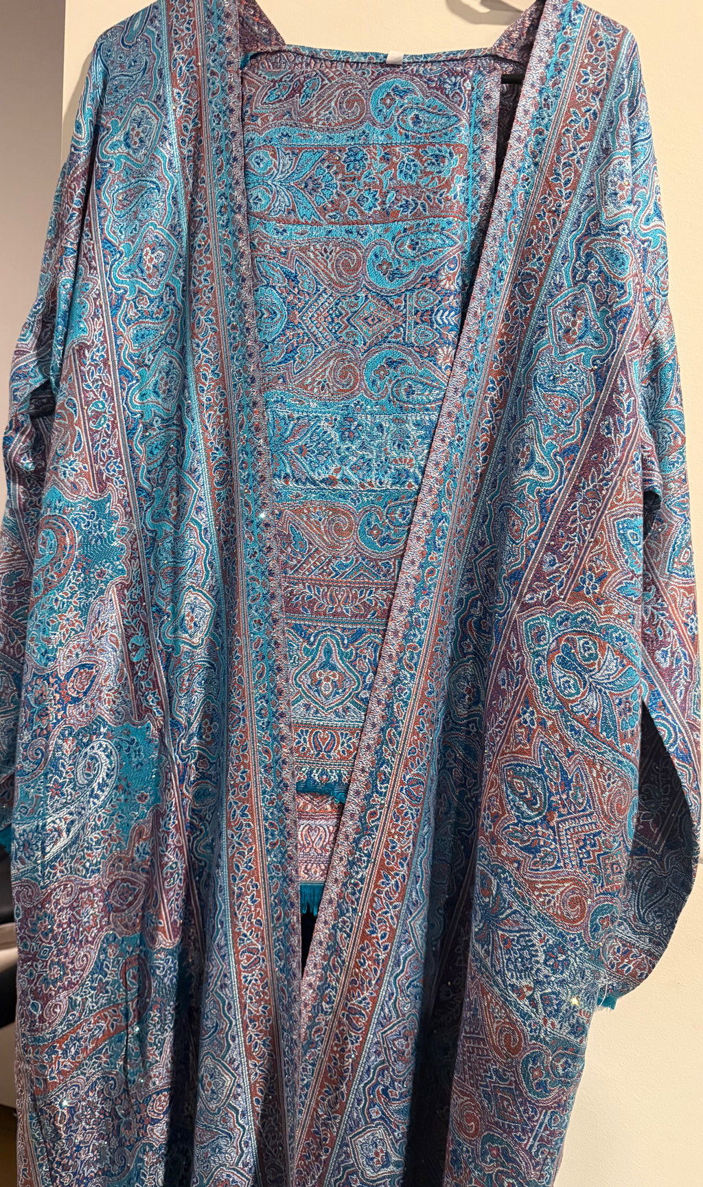 Pashmina Modest Abaya open front Set with Matching Hijab