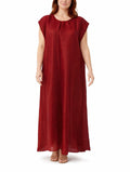 Elegant Burgundy Sleeveless inner Abaya – Lightweight & Comfortable Design