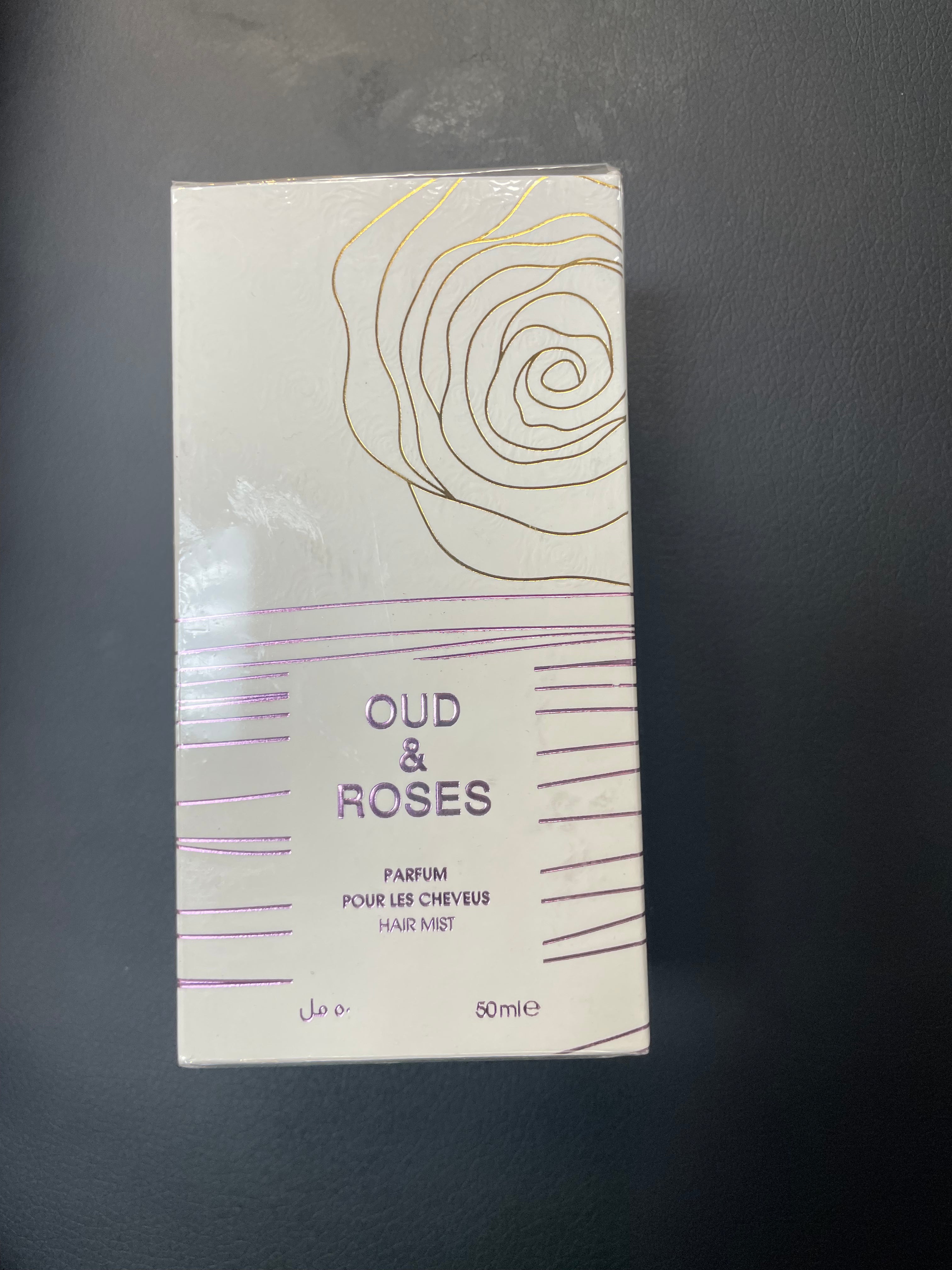 MARJ Oud & Roses Hair Mist Perfume for Women – Long Lasting Luxury Hair Fragrance Spray 50ml