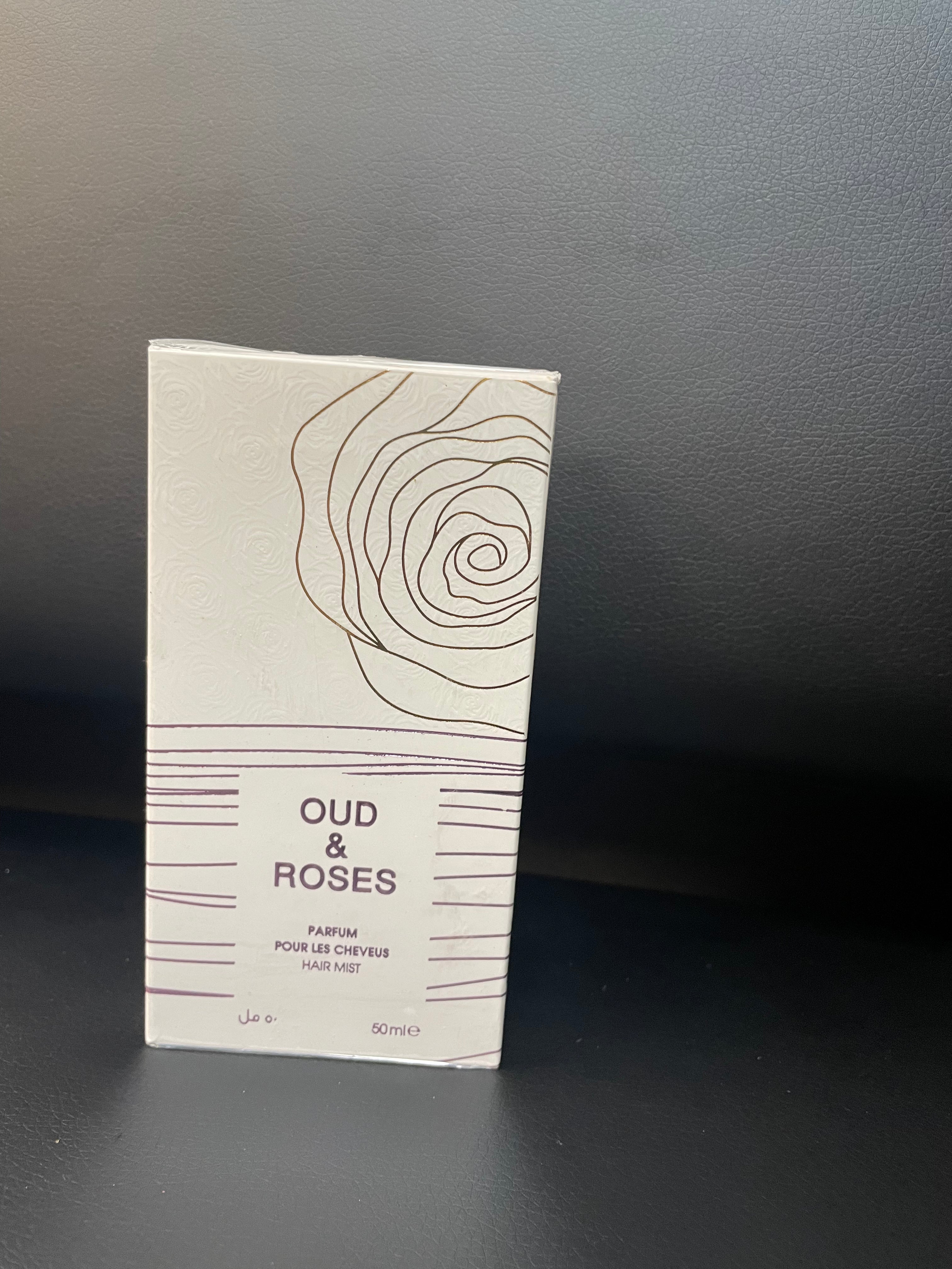 MARJ Oud & Roses Hair Mist Perfume for Women – Long Lasting Luxury Hair Fragrance Spray 50ml