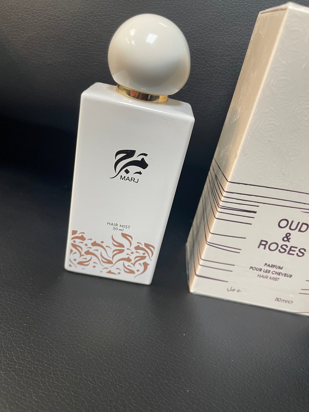 MARJ Oud & Roses Hair Mist Perfume for Women – Long Lasting Luxury Hair Fragrance Spray 50ml