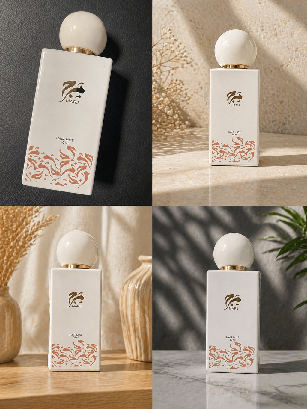 MARJ Oud & Roses Hair Mist Perfume for Women – Long Lasting Luxury Hair Fragrance Spray 50ml