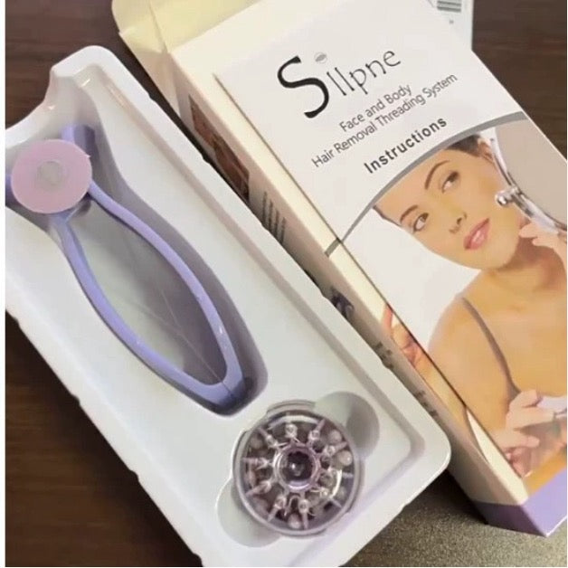 Portable Facial Hair Threading Epilator Tool for Women – Easy Eyebrow, Upper Lip & Face Hair Remover – No Batteries Required